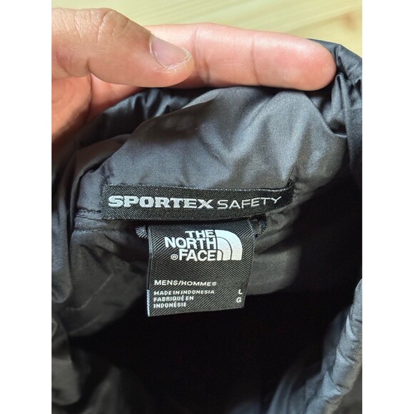 North Face Vest Mens Size Large Black Puffer Full Zip Outdoors - Picture 6 of 8